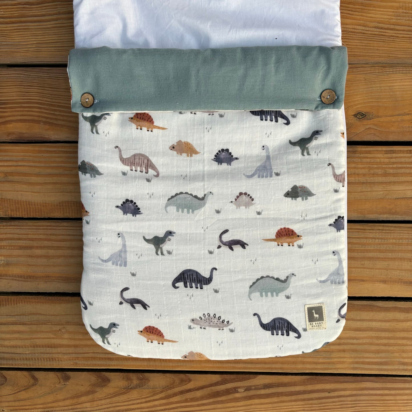 Zoey Baby Carrier Nest The Dino Land Baby Carrier Nest (Muslin),Carrying Nest Bag Portable Travelling Bed for Infants for 0-4 Months