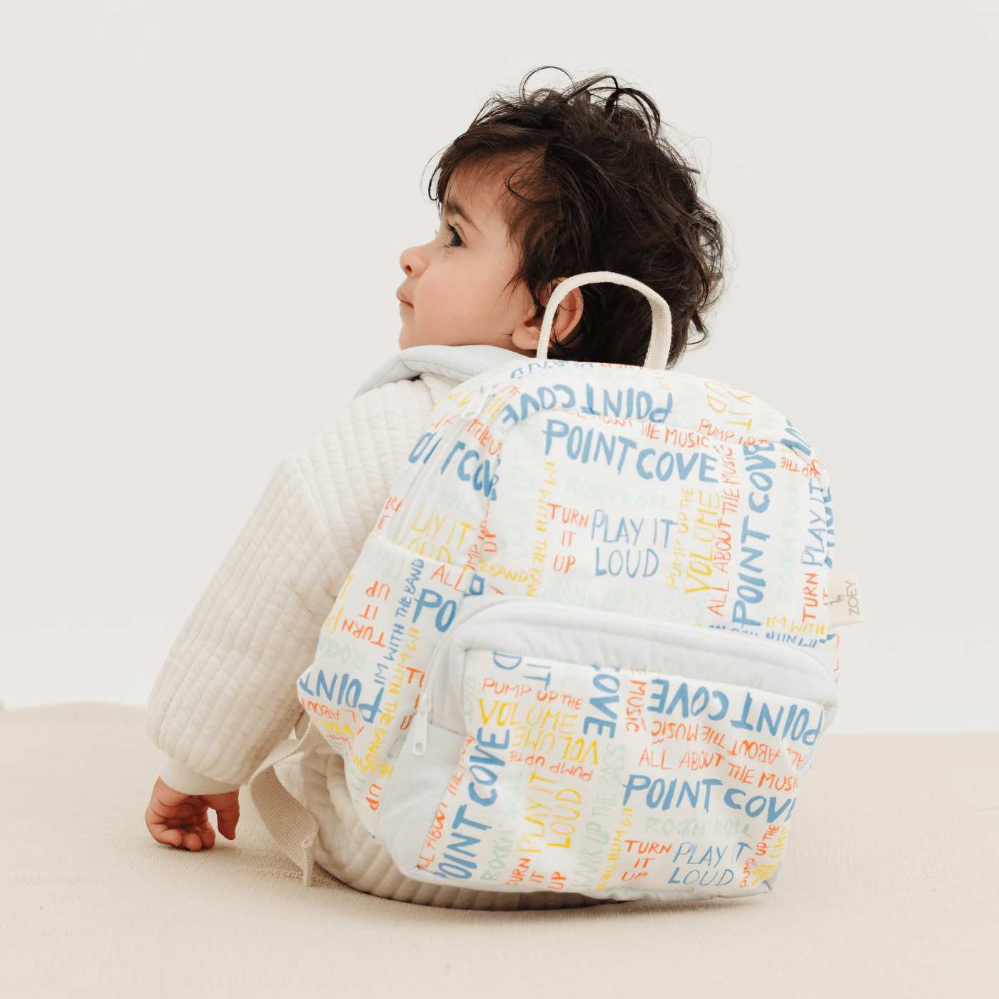 Zoey bonsai backpack Scriblle Dribble School Bag (Personalise)