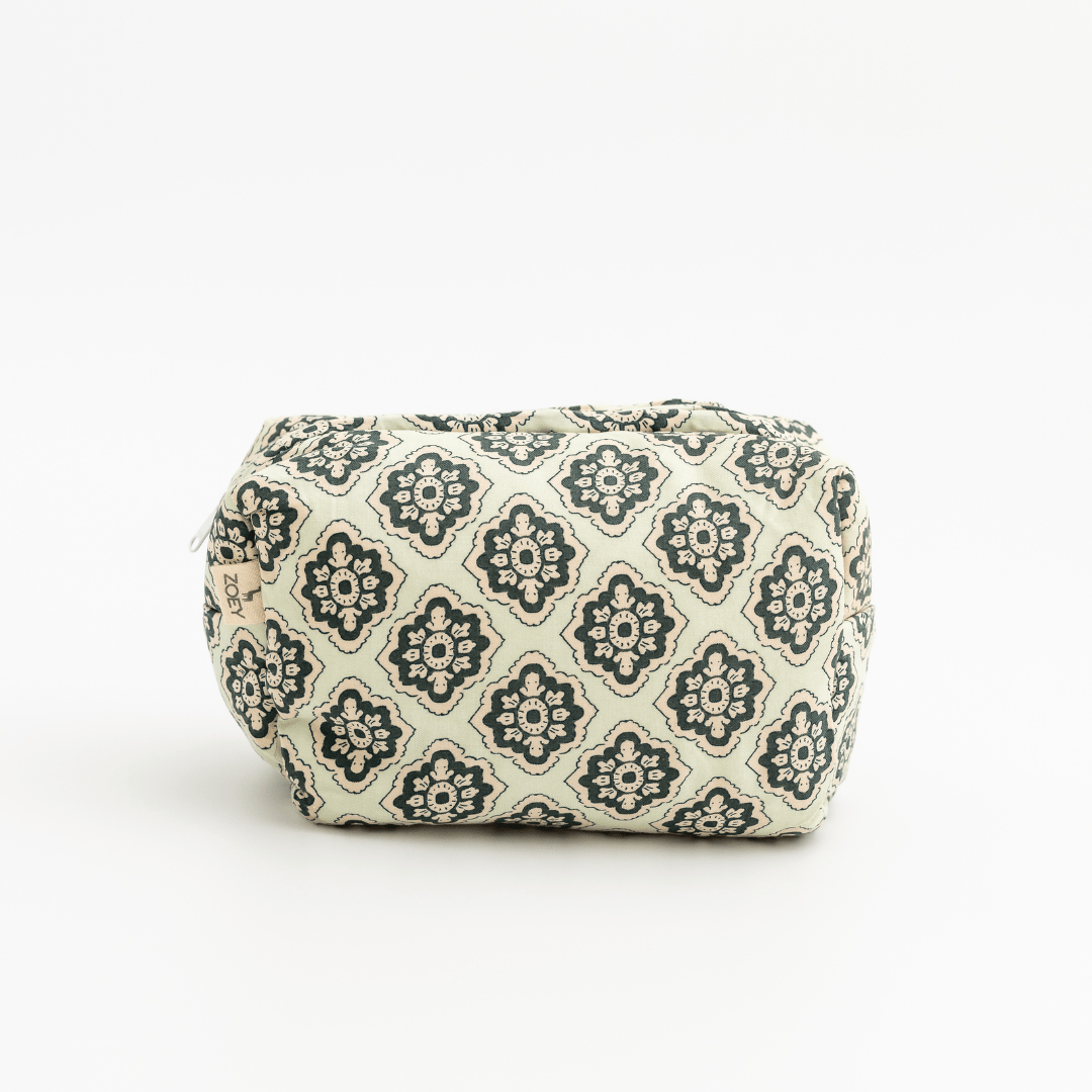 Zoey diaper bag Cotton Mosaic Backpack (Laptop + Diaper Bag)