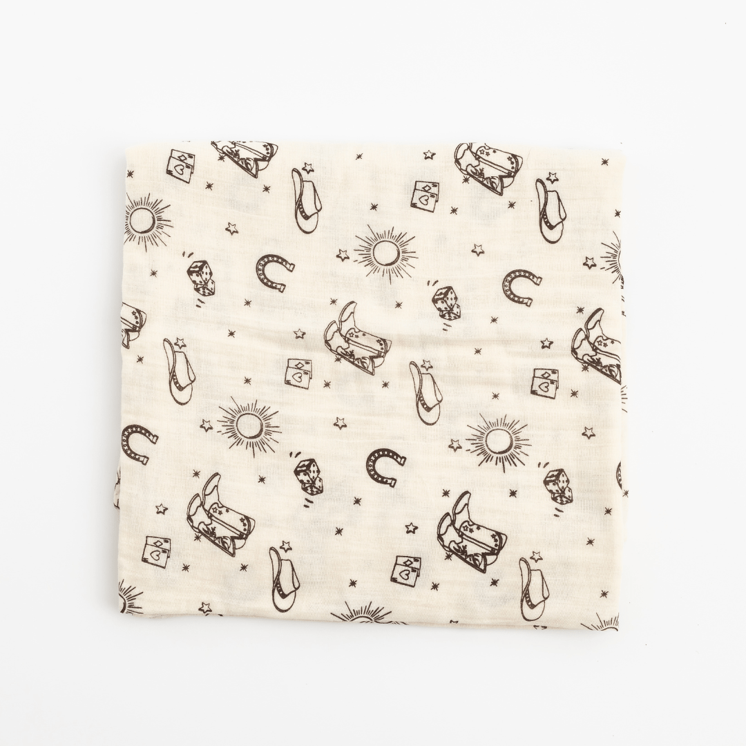 Zoey Swaddle Wild Wild West Organic Swaddle