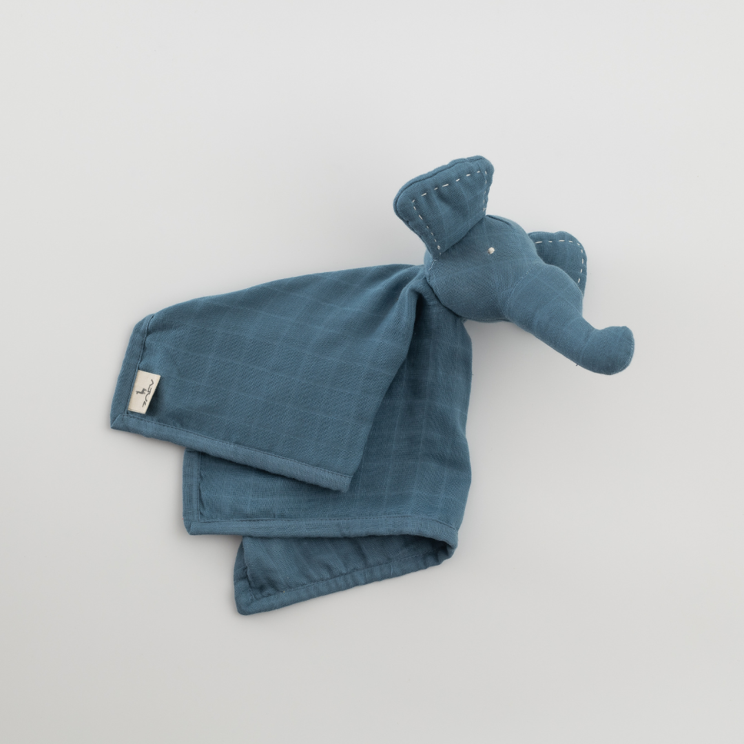 Zoey Swaddle Zoey Organic Muslin Swaddle + Comforter Combo (Blue Jay Colour)