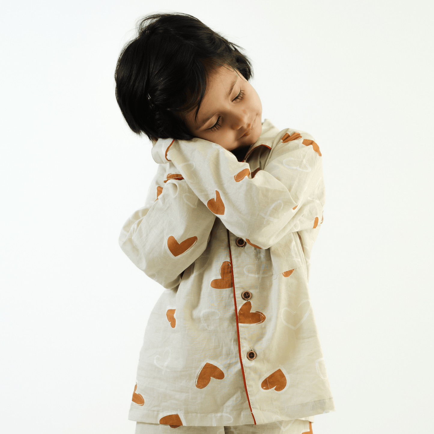 Heart Mode On -  Kids Night Suit (Personalised)
