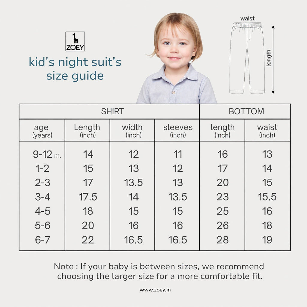 Tara Tales Kids Night Suit
