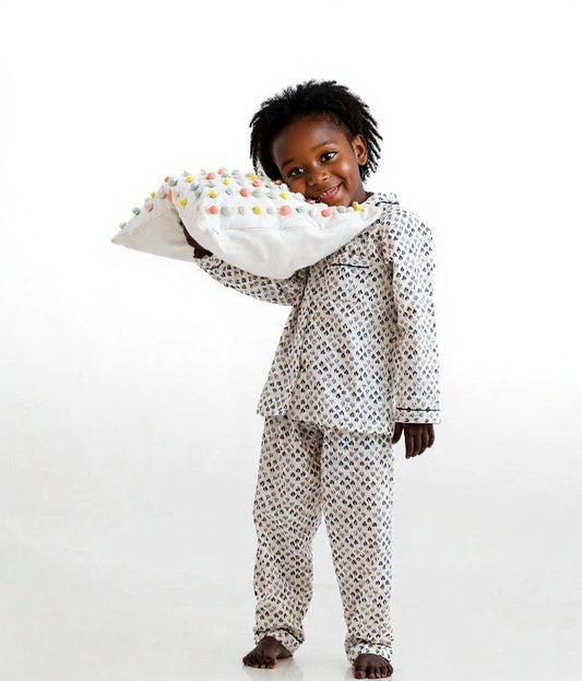 Little Leaflet Cotton Kids Night Suit
