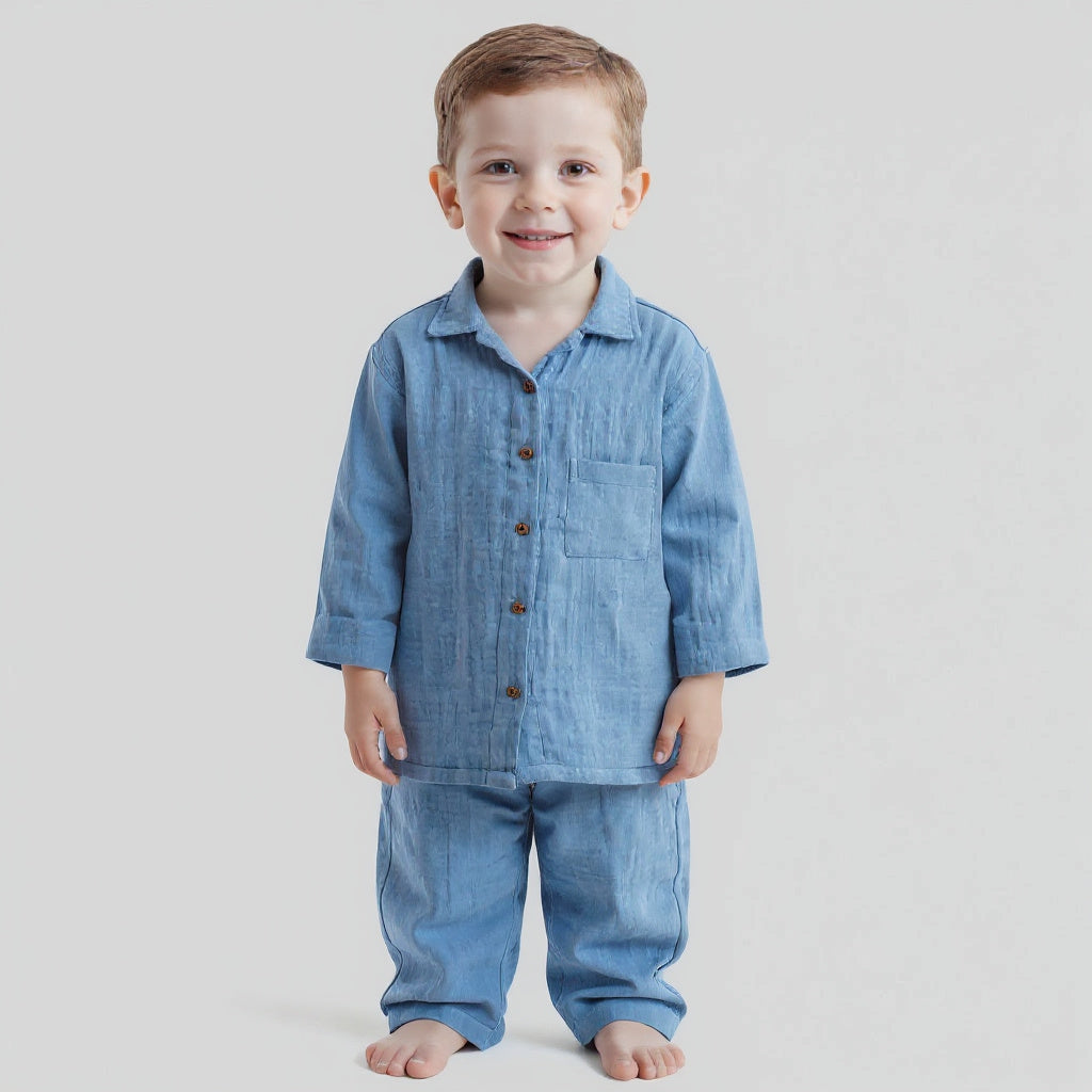 Under the Sky Organic Muslin Nightsuit
