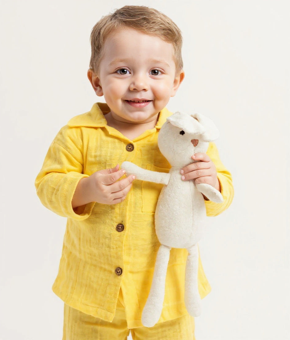 Lemon Drop Organic Muslin Nightsuit
