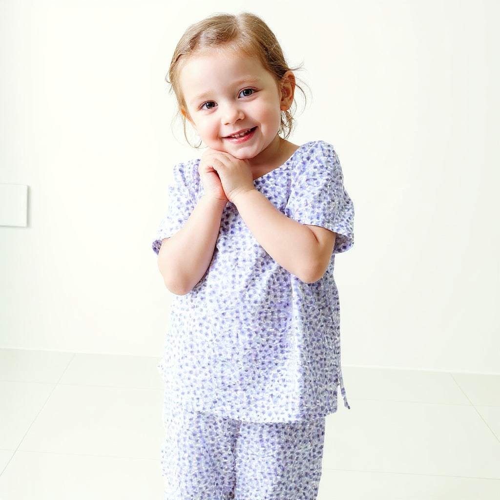 Jamuni Joy Muslin Nightsuit (Short Sleeves)