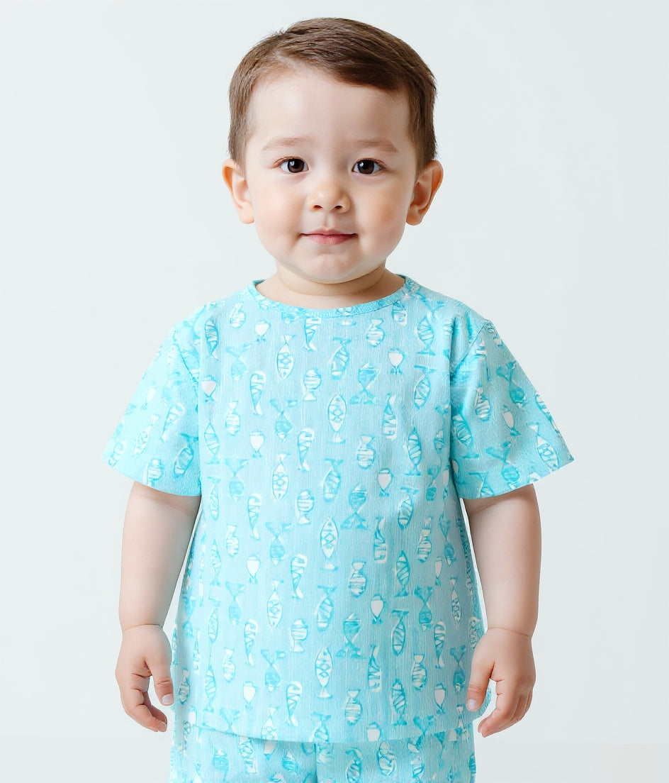 Coastal Cutie Kurta Style Night Suit