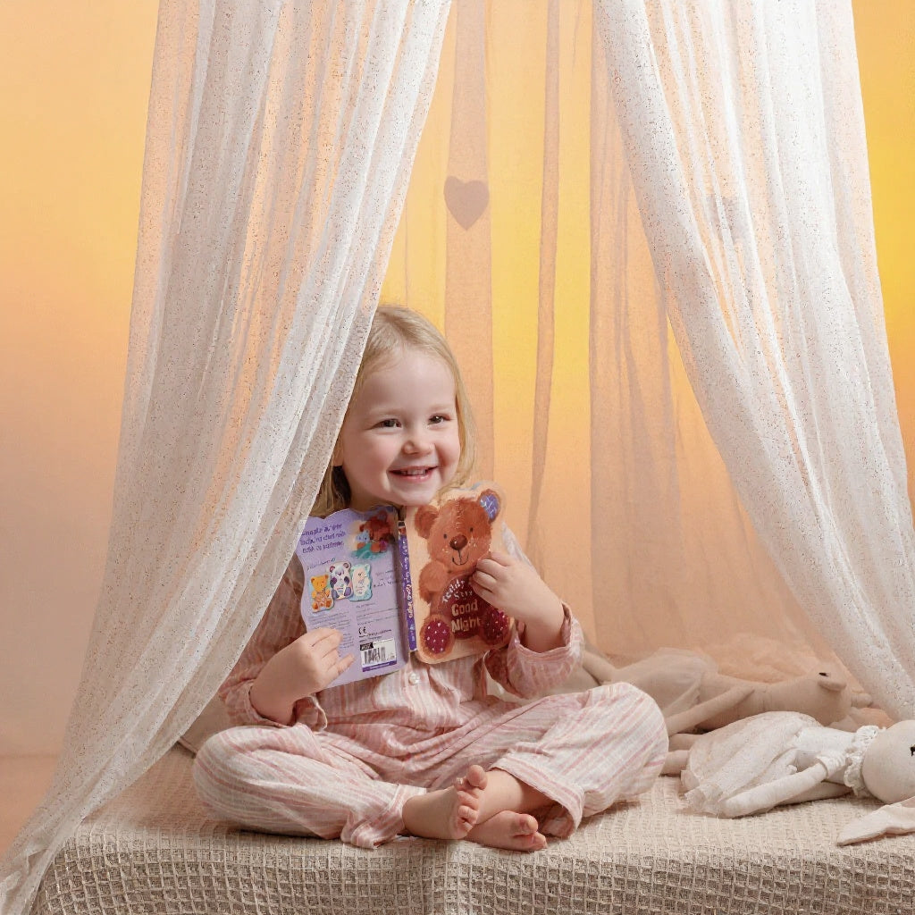 Pillowtime Pink Cotton Kids Night Suit