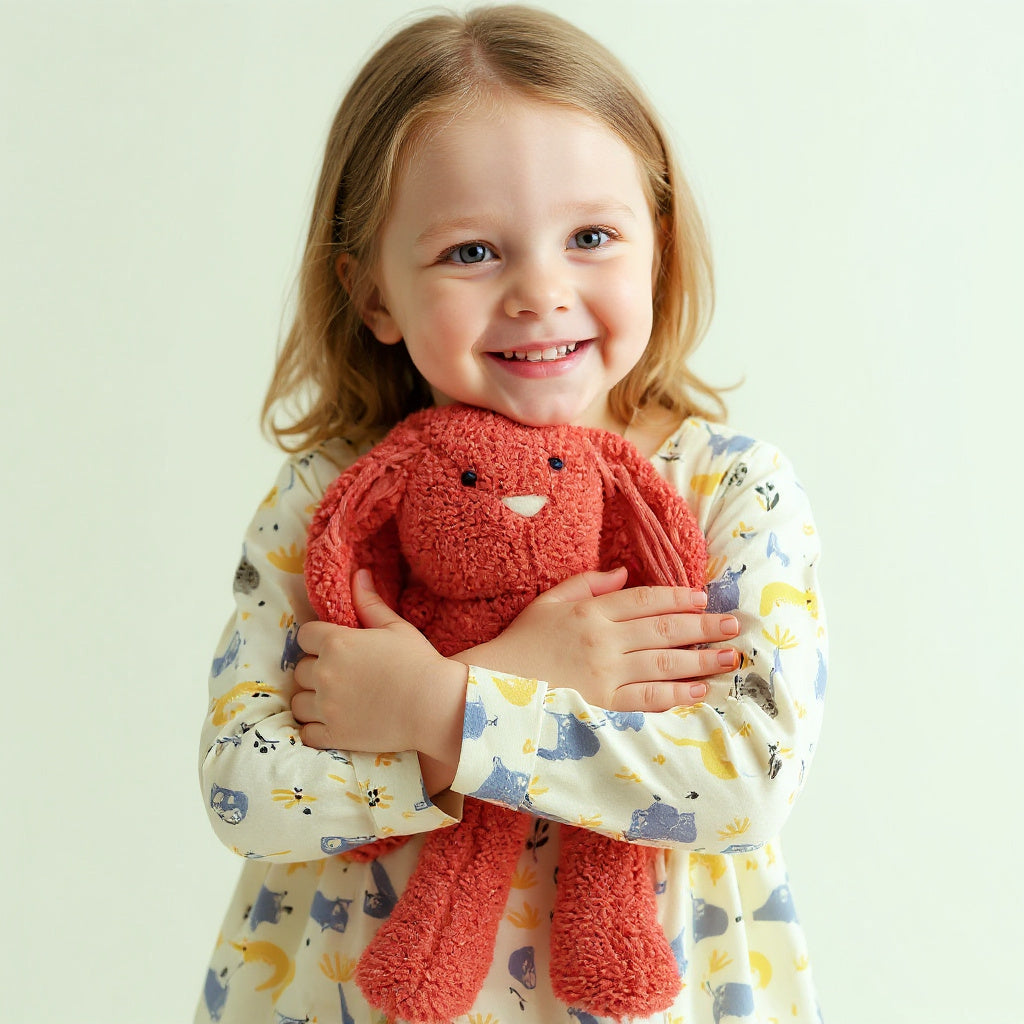 Jungle Pals Kurta Style Night Suit - (Cambric Cotton)