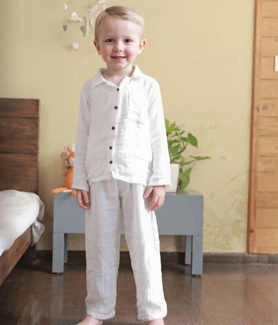 Cloud Hug Organic Muslin Nightsuit