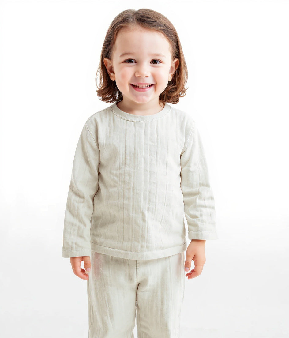 Olive Hush Organic Children Pyjama Set – Muslin Nightsuit