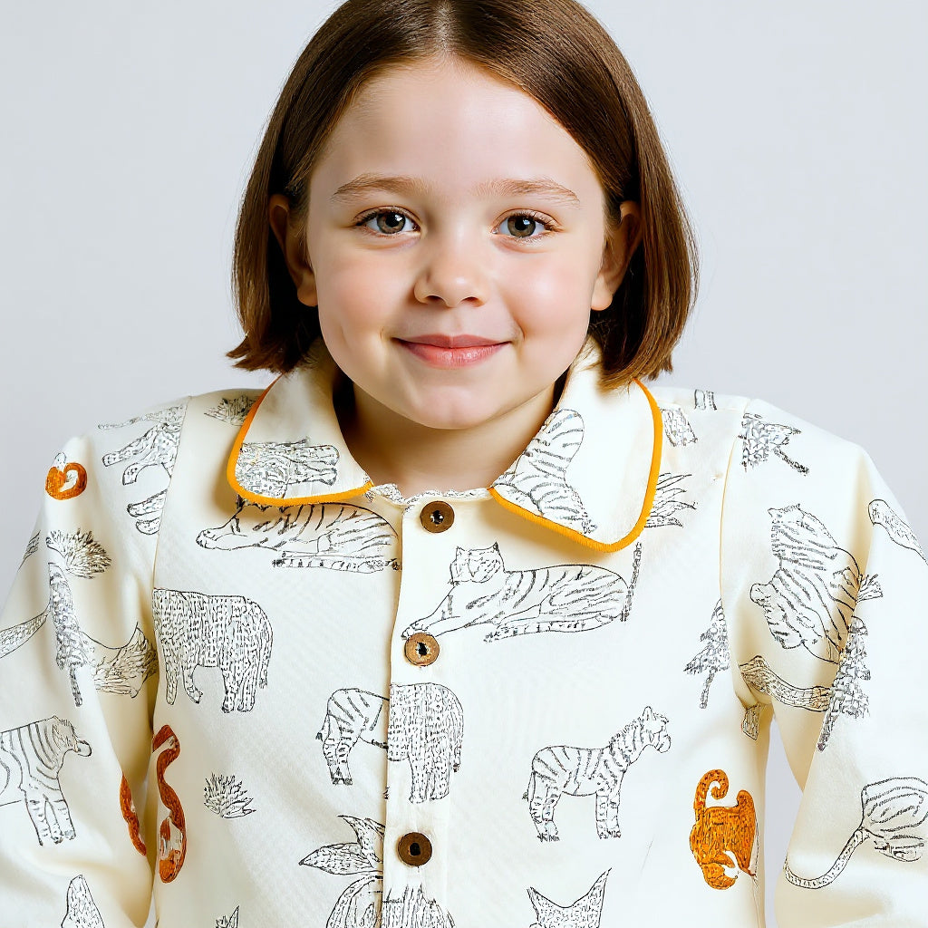 Roar & Rest Kids Night Suit (Pure Cotton)