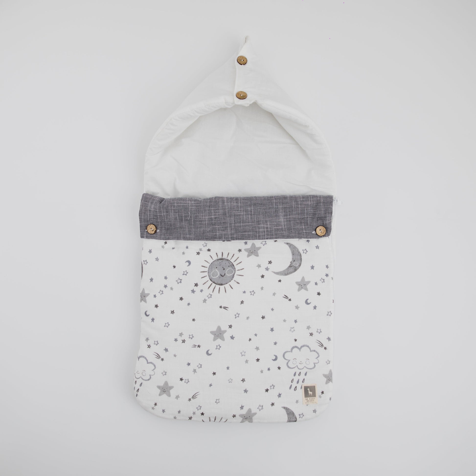Zoey Baby Carrier Nest Lunar Lullaby Baby Carrier Nest (Muslin),Carrying Nest Bag Portable Travelling Bed for Infants for 0-4 Months