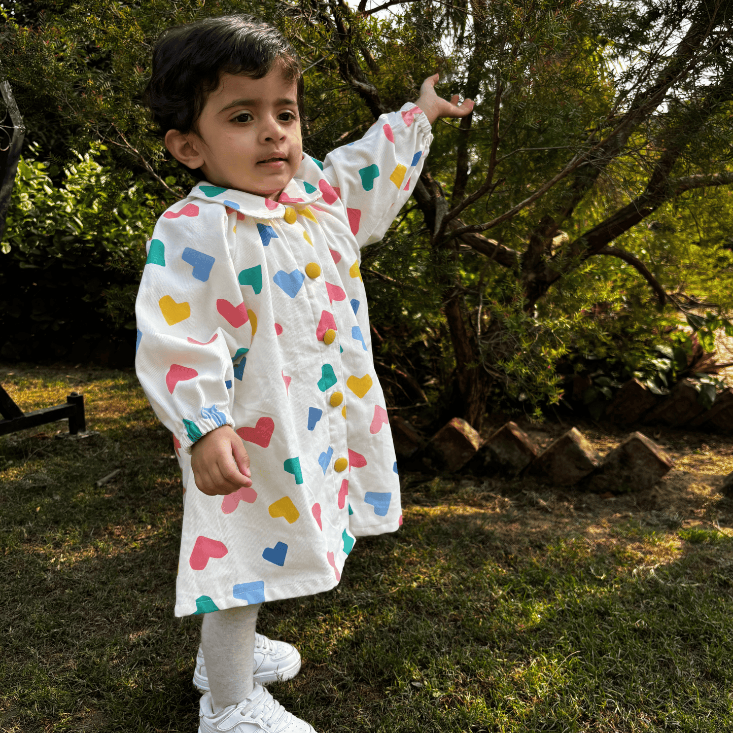 Zoey baby dress Heart Parade Dress (Premium Corduroy)