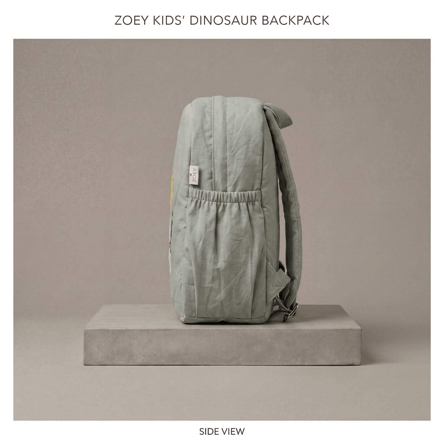 Zoey bonsai backpack Handcrafted Study Buddy Dino School Bag (Personalise)