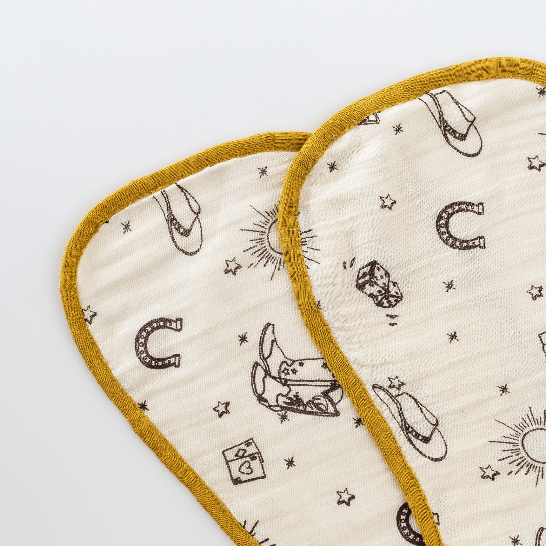 Zoey burp cloth Wild Wild West Burp Cloth (Set of 2)
