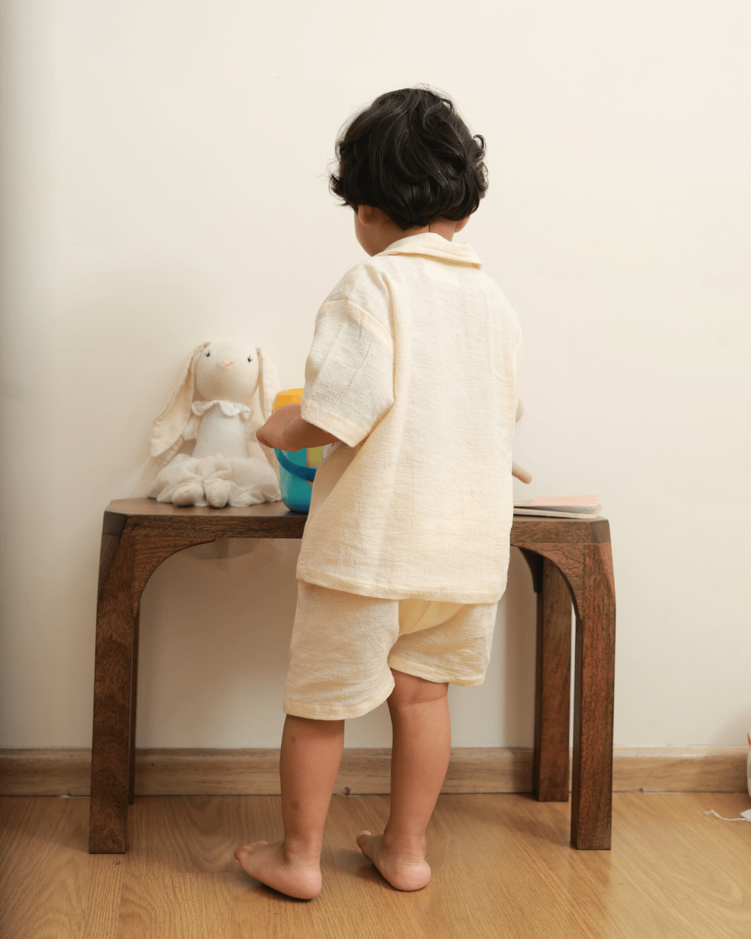 Zoey co-ord set Buttercream Cotton Co-ord Set (Loungewear for Babies)