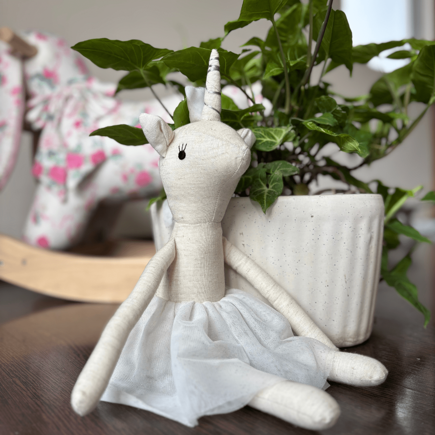 Zoey Cotton Toy Moon - The Twirling Unicorn Doll