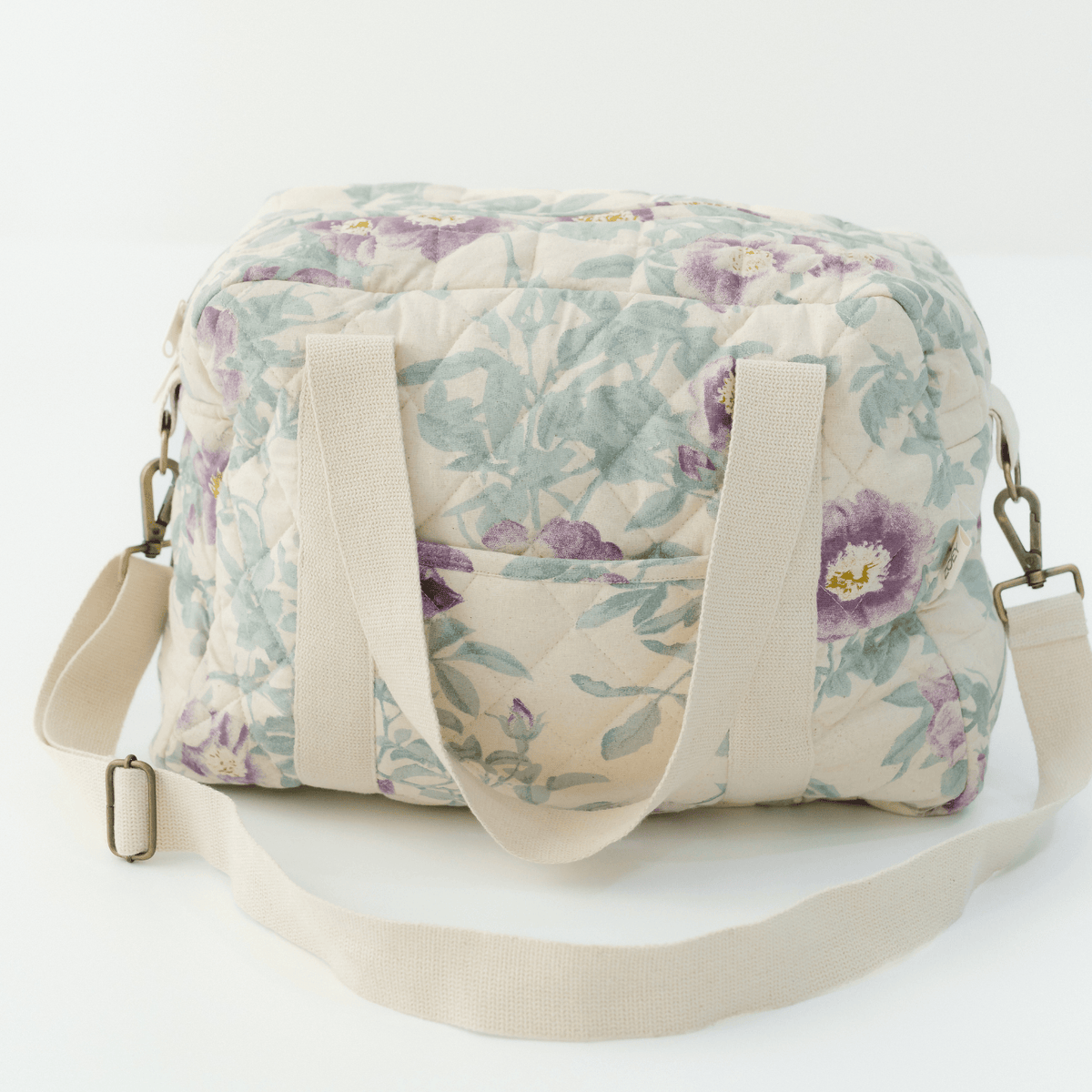 Zoey diaper bag Garden Grace Quilted Diaper Bag (100% Cotton)