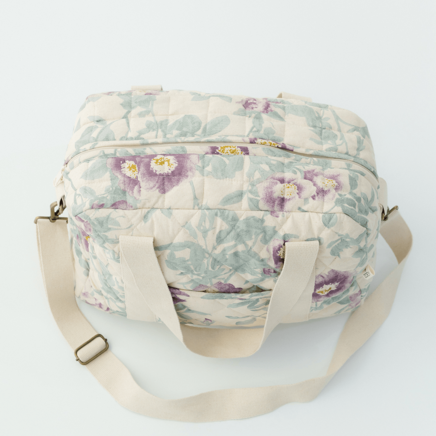 Zoey diaper bag Garden Grace Quilted Diaper Bag (100% Cotton)