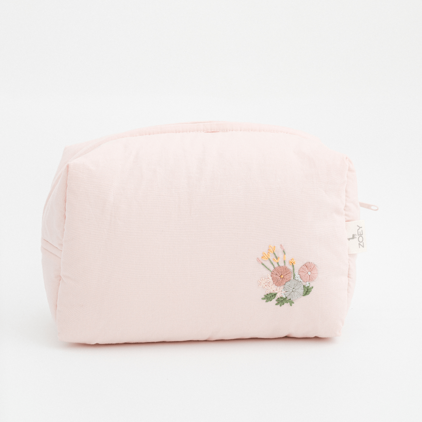 Zoey diaper bag Hand Embroidered Meadow Cart Diaper Bag