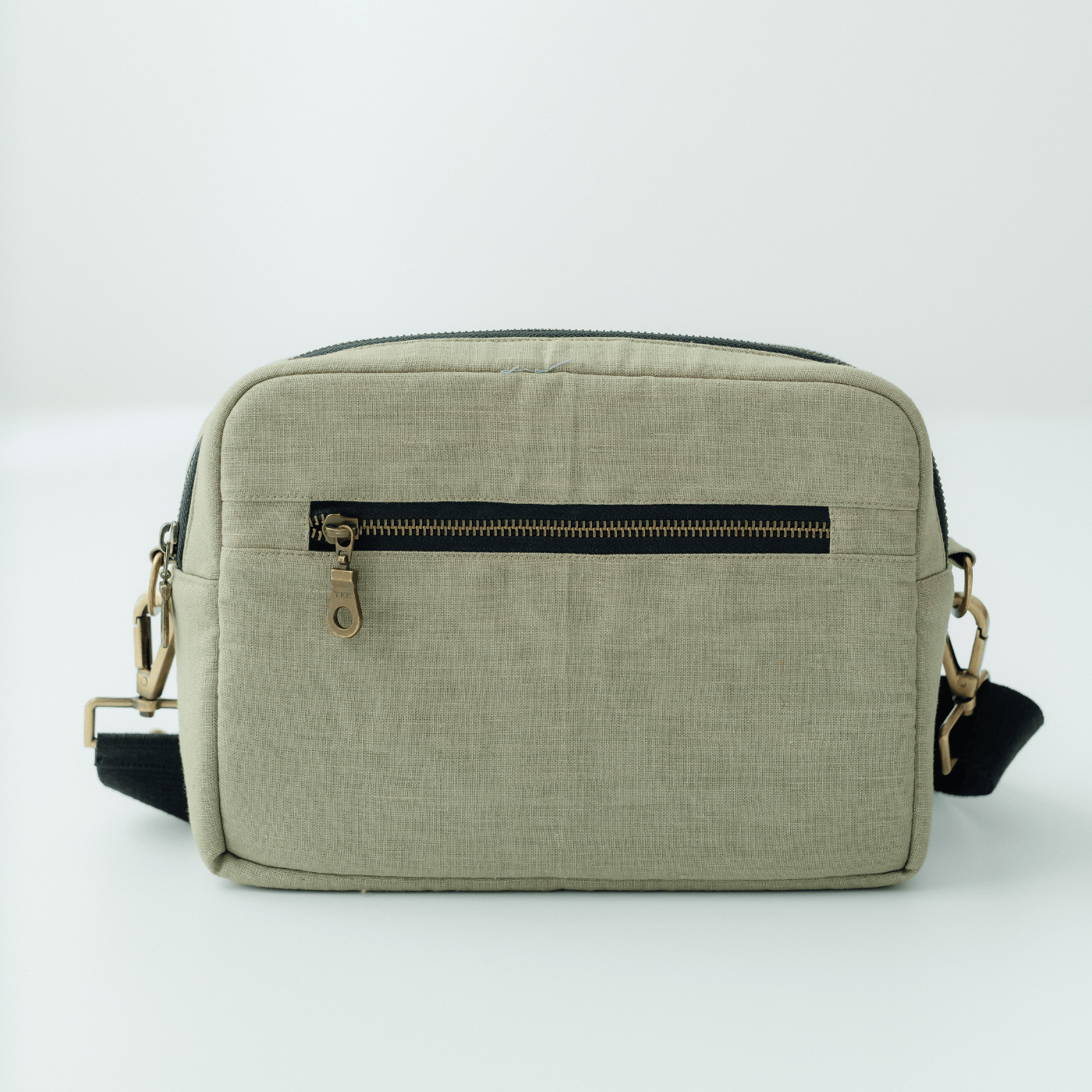 Zoey diaper bag The GoGreen Sling Diaper Bag (Linen Cotton - Green)
