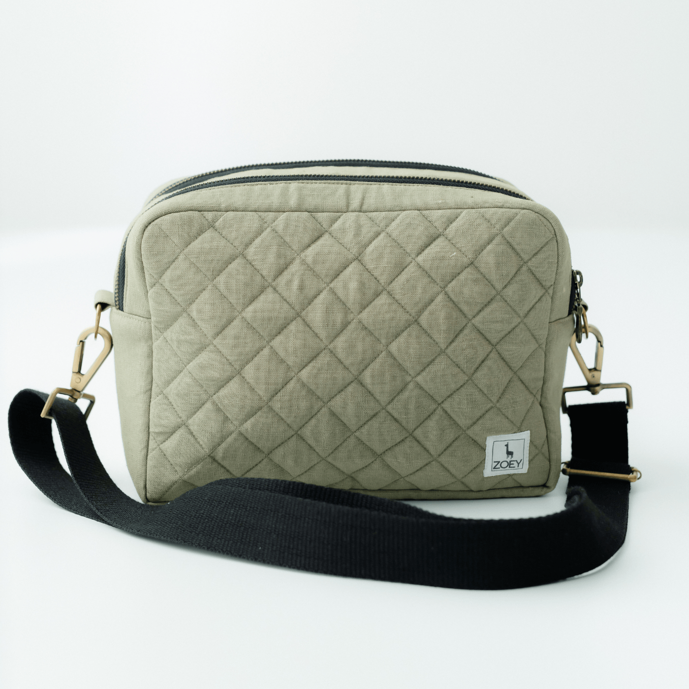 Zoey diaper bag The GoGreen Sling Diaper Bag (Linen Cotton - Green)