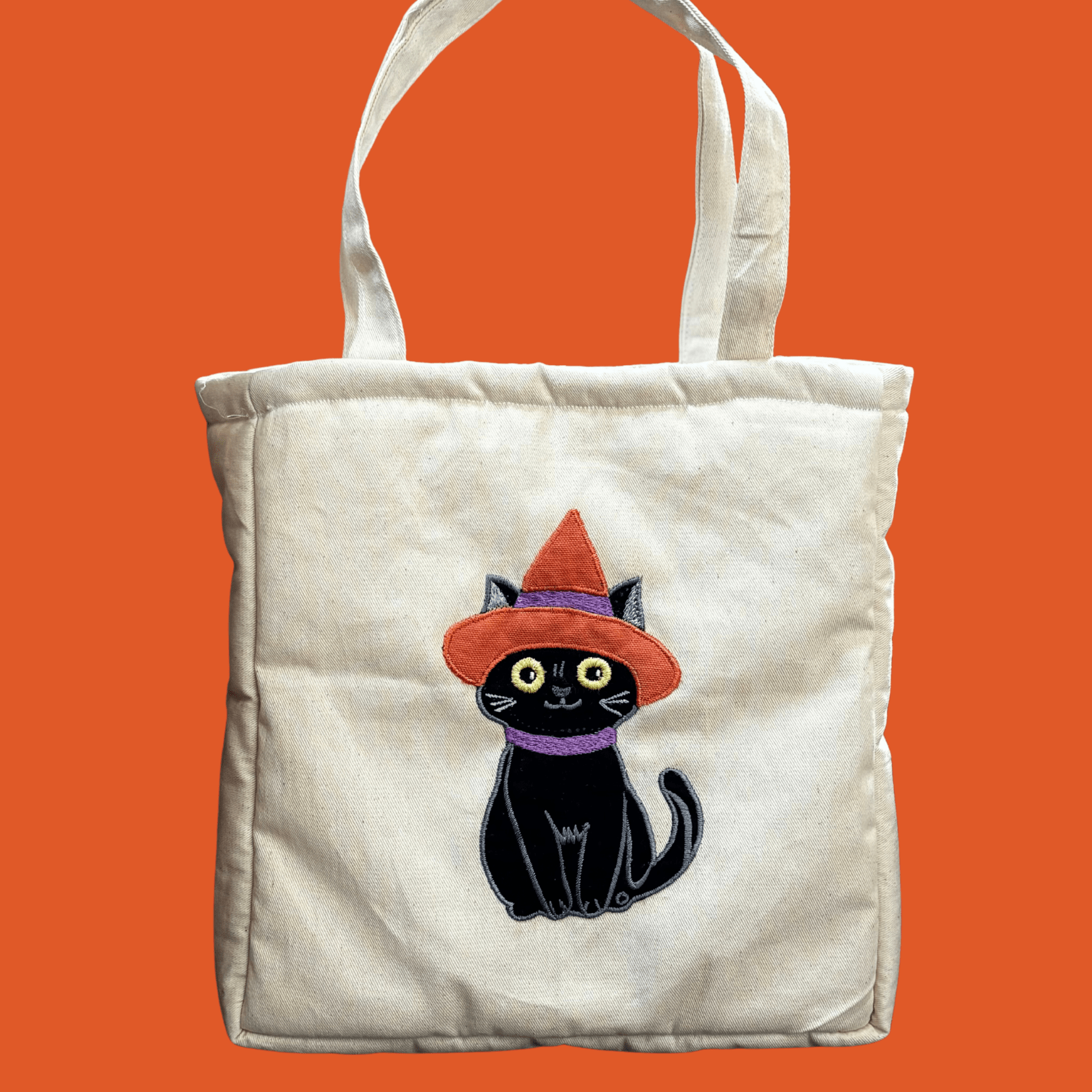 Zoey duffle bag Spooky Cat Halloween Tote Bag
