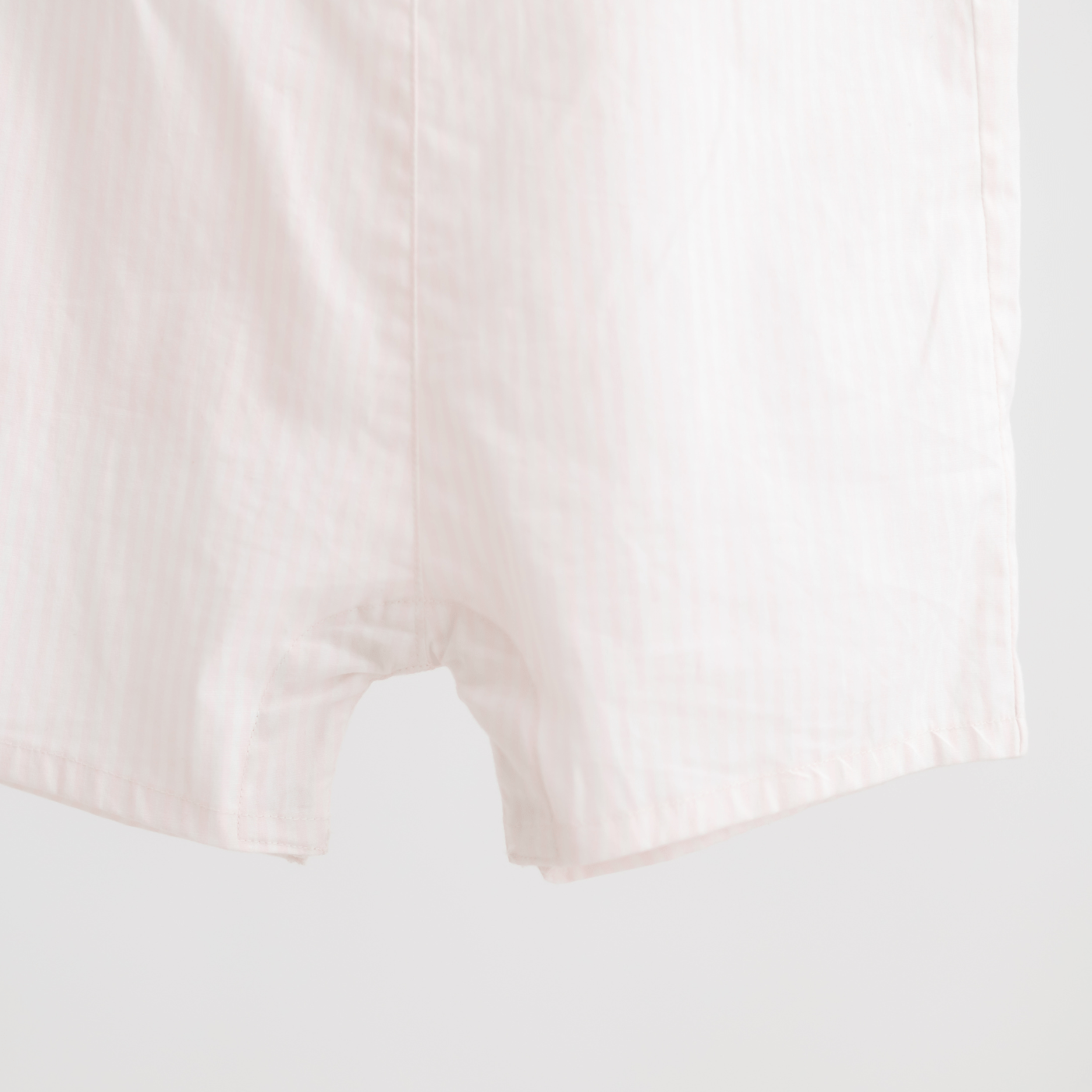 Zoey Dungarees Pink Pebble Cotton Dungaree (Pink Stripes)