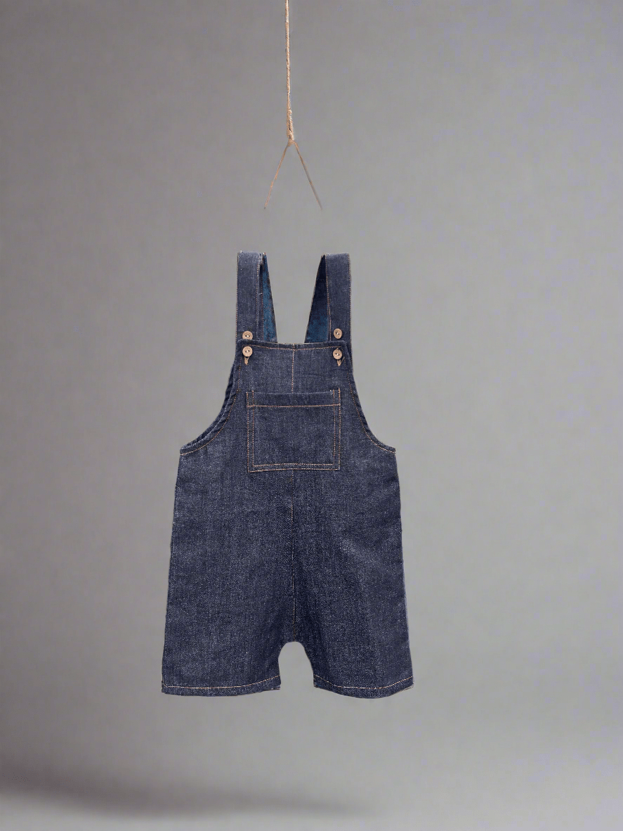 Zoey Dungarees Pocketful of Play Jeans Cotton Unisex Dungaree (Black)
