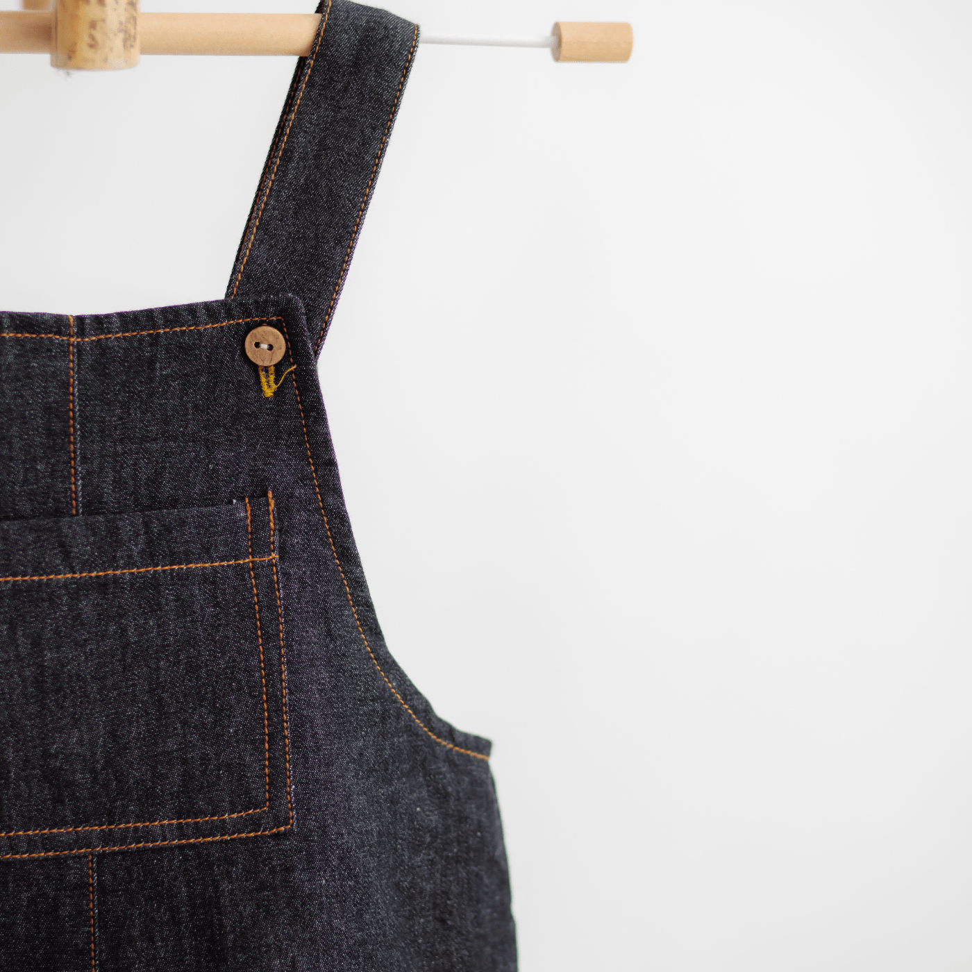 Zoey Dungarees Pocketful of Play Jeans Cotton Unisex Dungaree (Black)