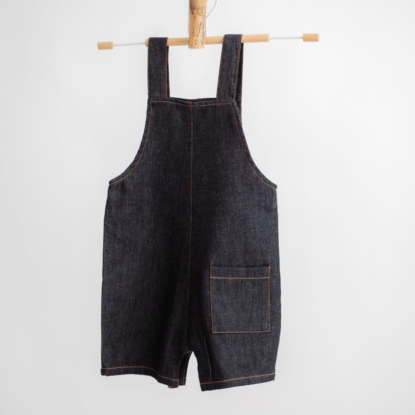 Zoey Dungarees Pocketful of Play Jeans Cotton Unisex Dungaree (Black)