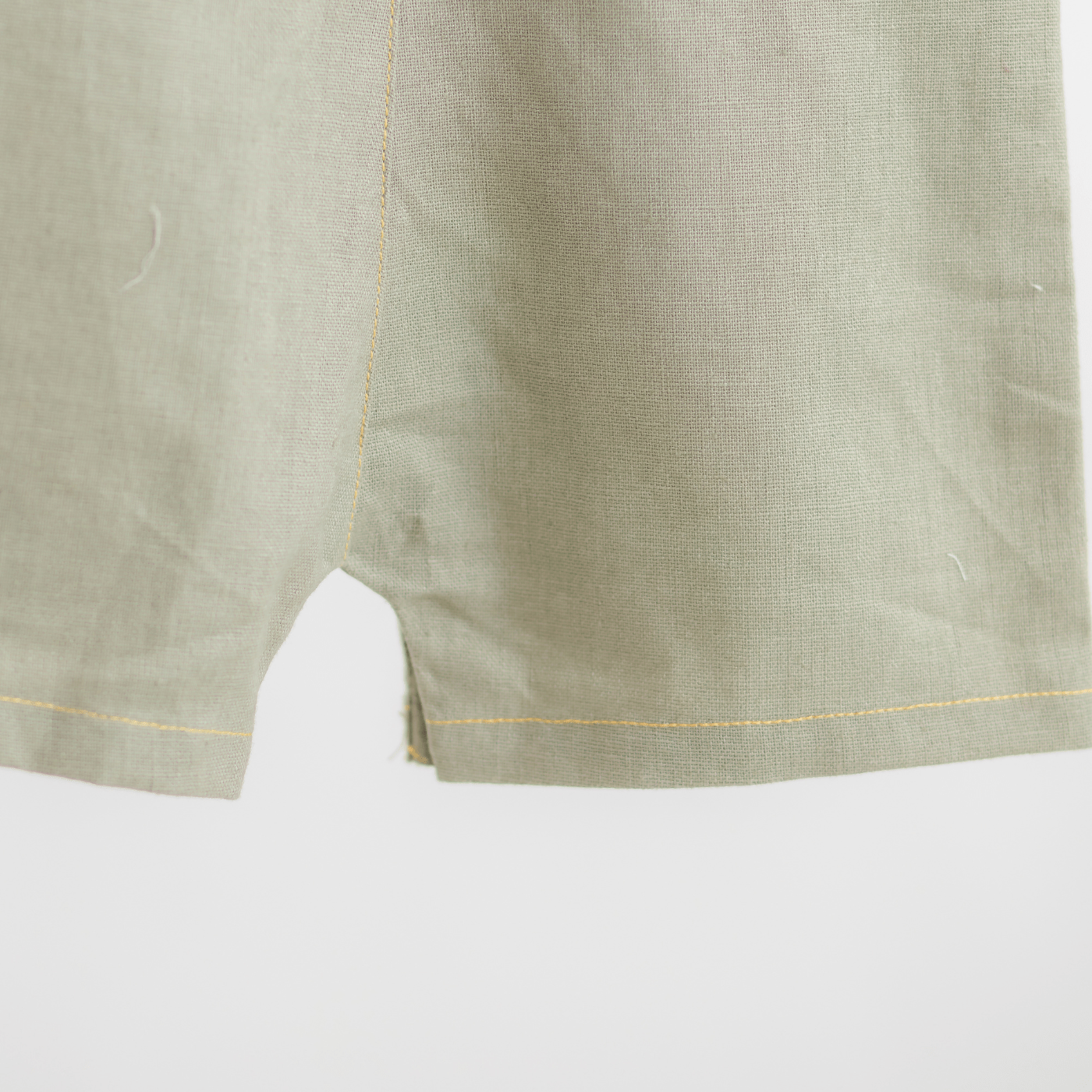 Zoey Dungarees Pocketful of Play Linen Cotton Unisex Dungaree (Sage Green)