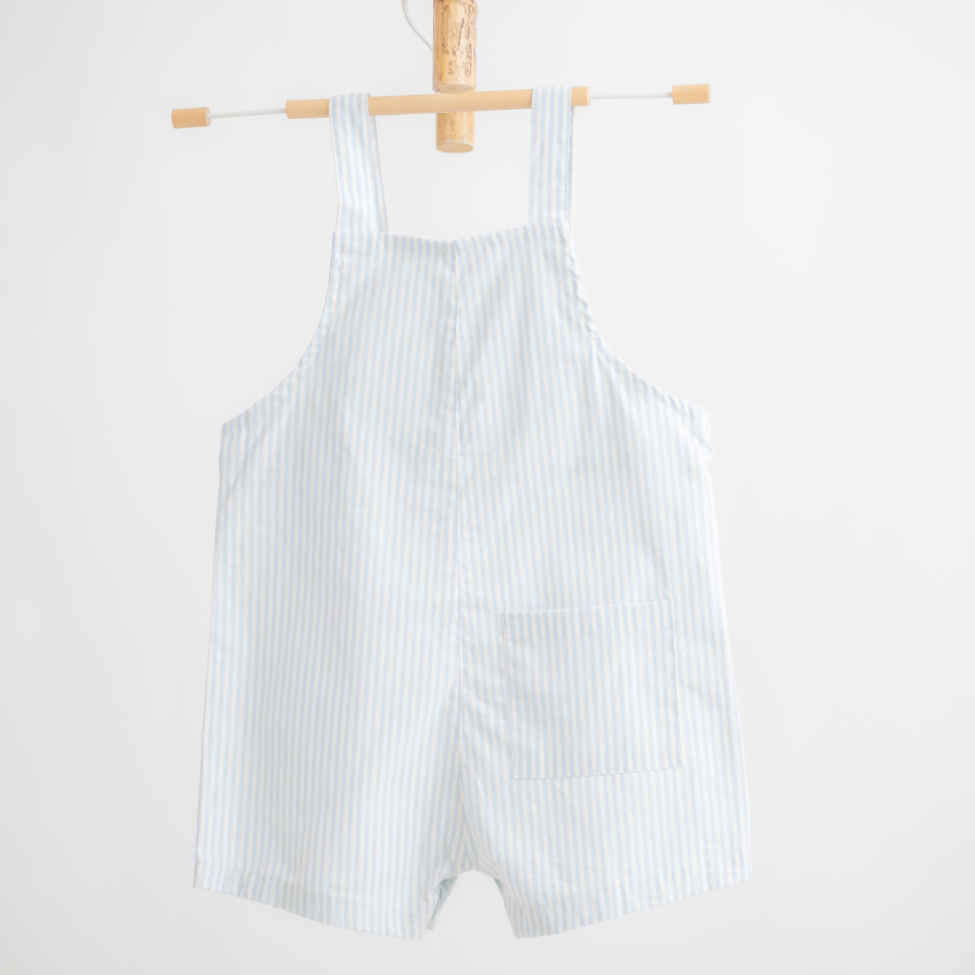 Zoey Dungarees Tiny Sailor Cotton Dungaree (Blue Stripes)
