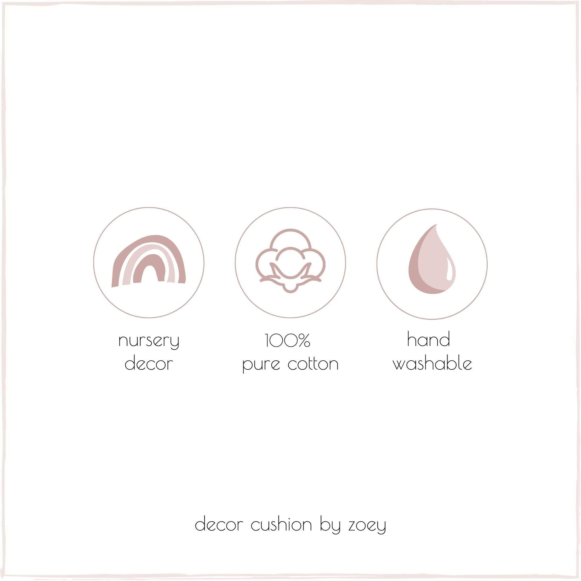 Zoey moon cushion Dreamy Blue Moon