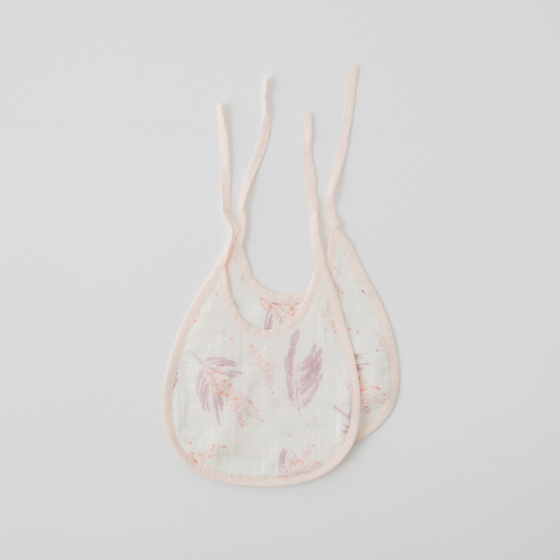 Zoey Muslin Bibs Muhly Grass Bibs (Set of 2)