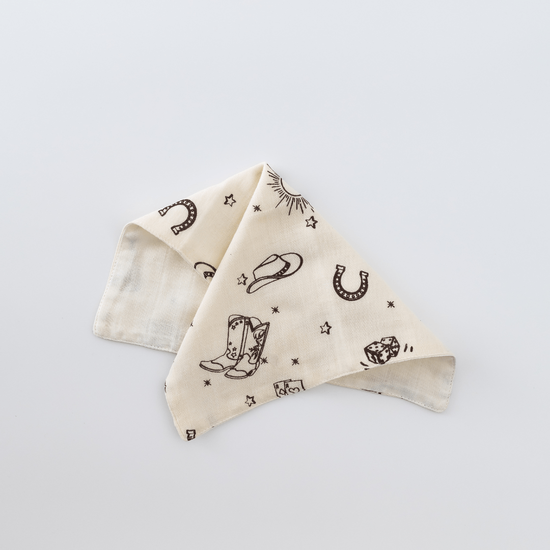 Zoey muslin napkins Wild Wild West Muslin Napkins/Wash Cloth (Set Of 4)