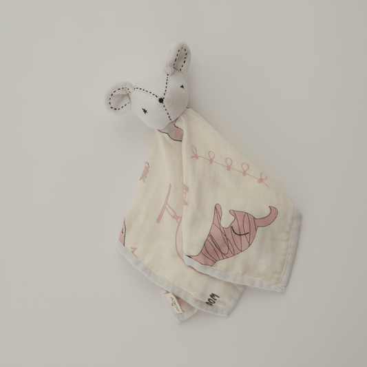 Zoey muslin napkins Woofles & Purrito Muslin Comforter for Baby