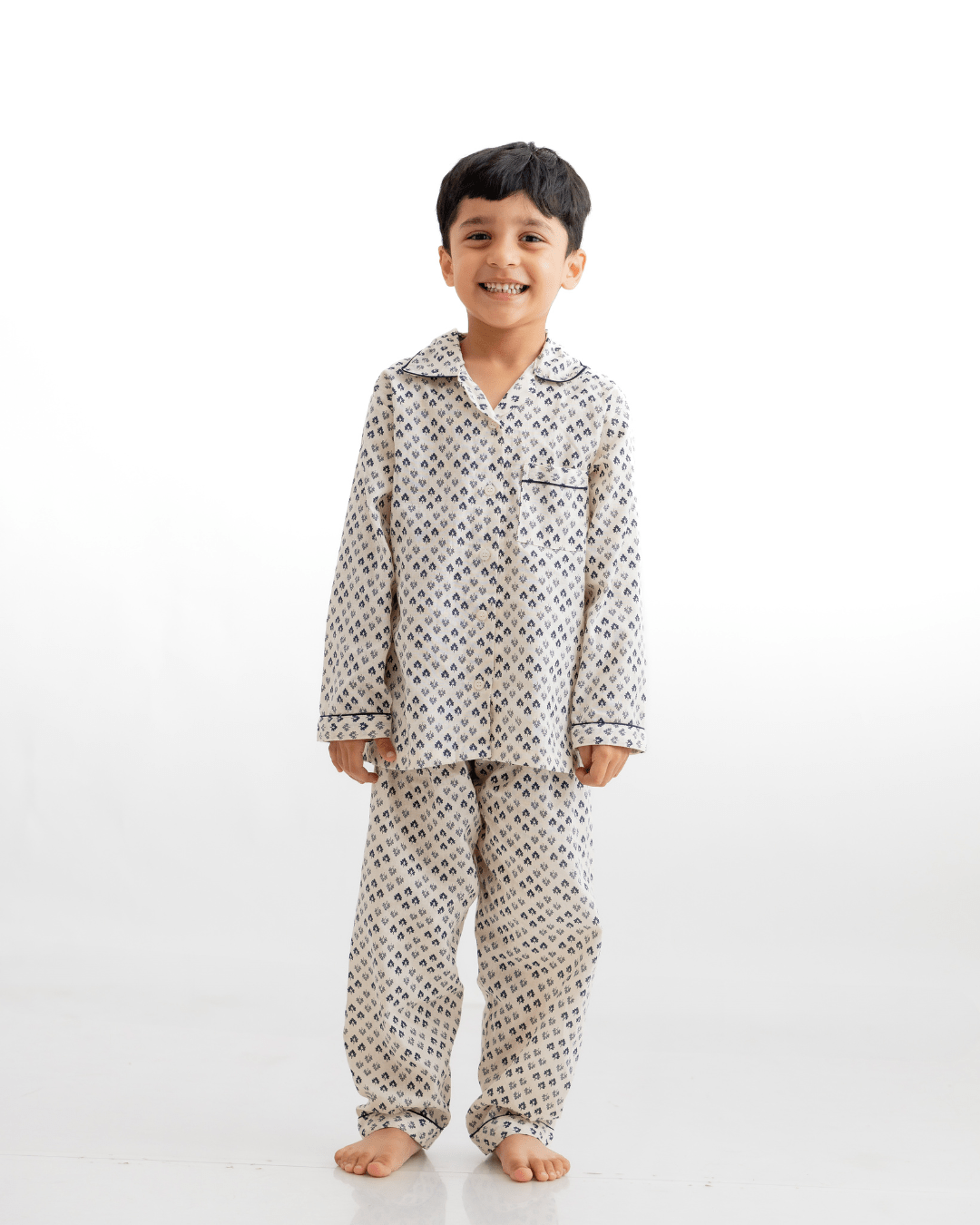 Zoey night suit Little Leaflet Cotton Night Suit