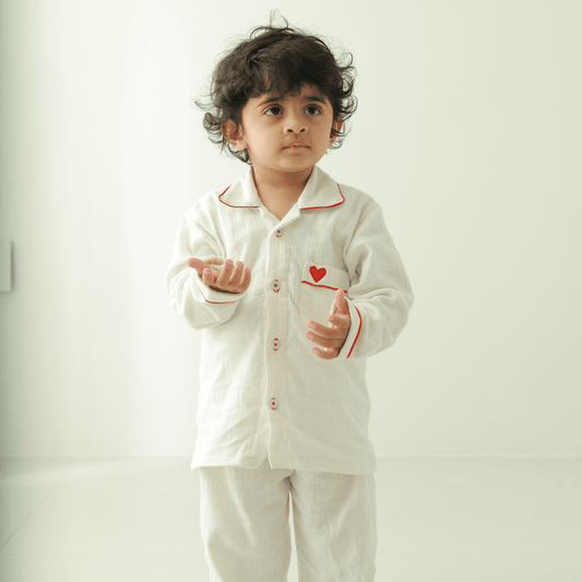 Zoey night suit Little Love Cotton NightSuit ❤️ (Valentine's Day Limited Edition)