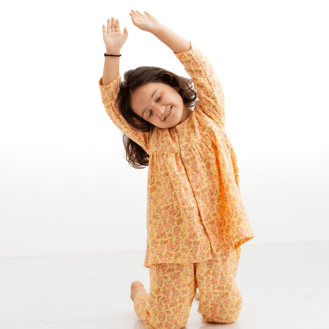 Zoey night suit Little Miss Marigold Muslin Girls Night Suit