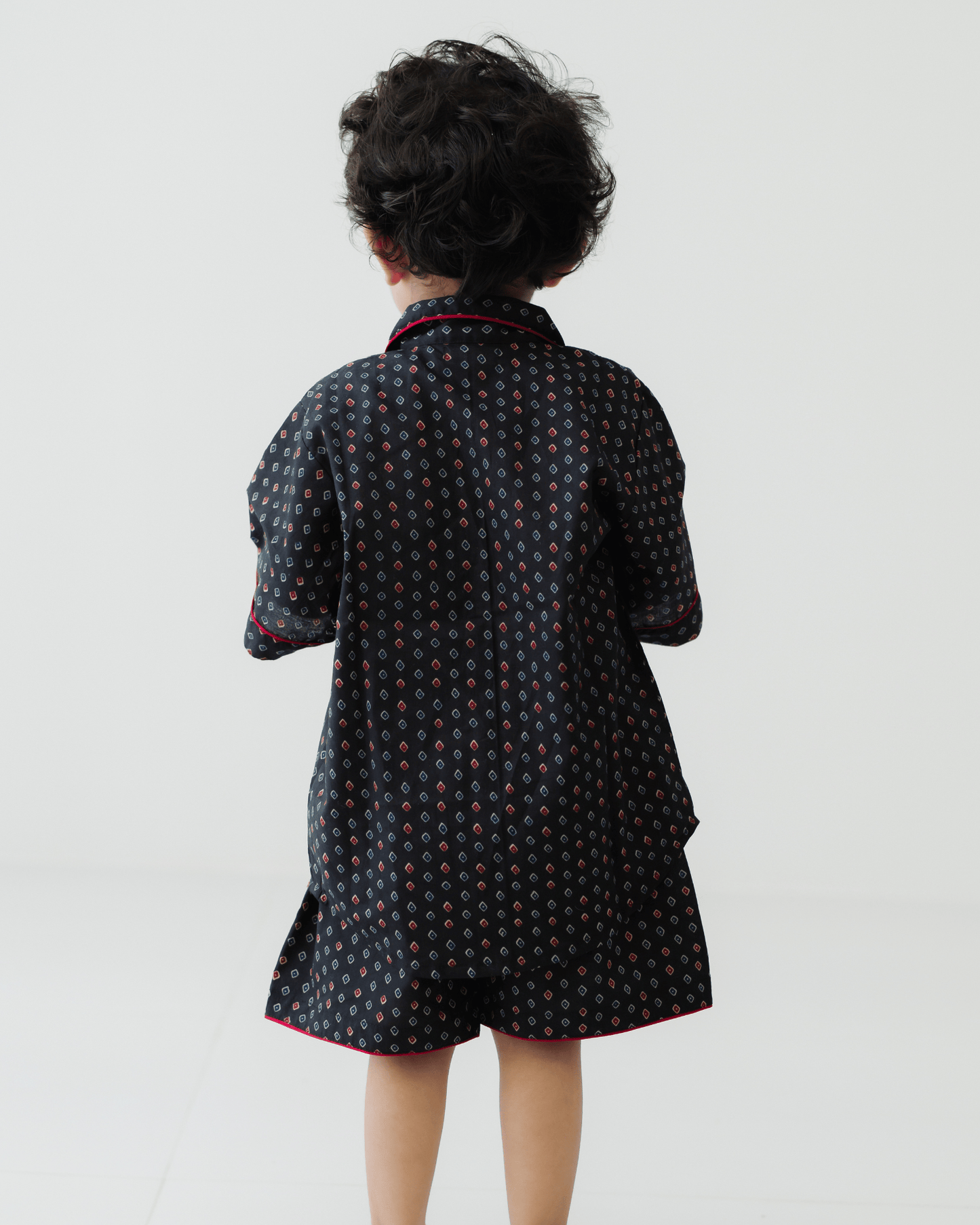 Zoey night suit Midnight Moodboard (Premium Cotton Nightwear)