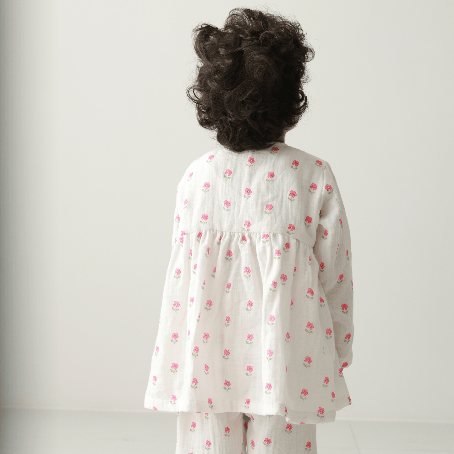 Zoey night suit Morning Cuddles Muslin Girls Night Suit