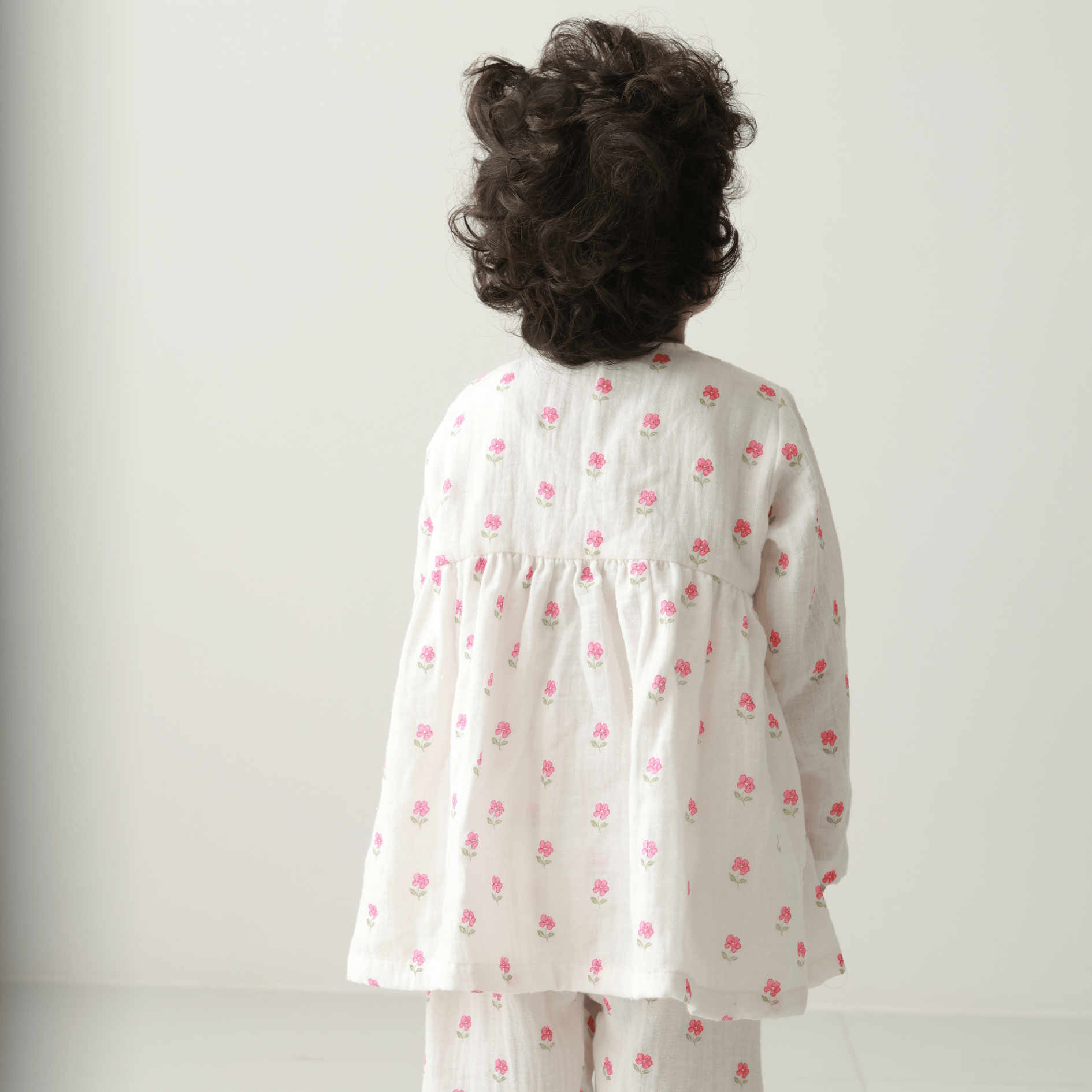 Zoey night suit Morning Cuddles Muslin Girls Night Suit