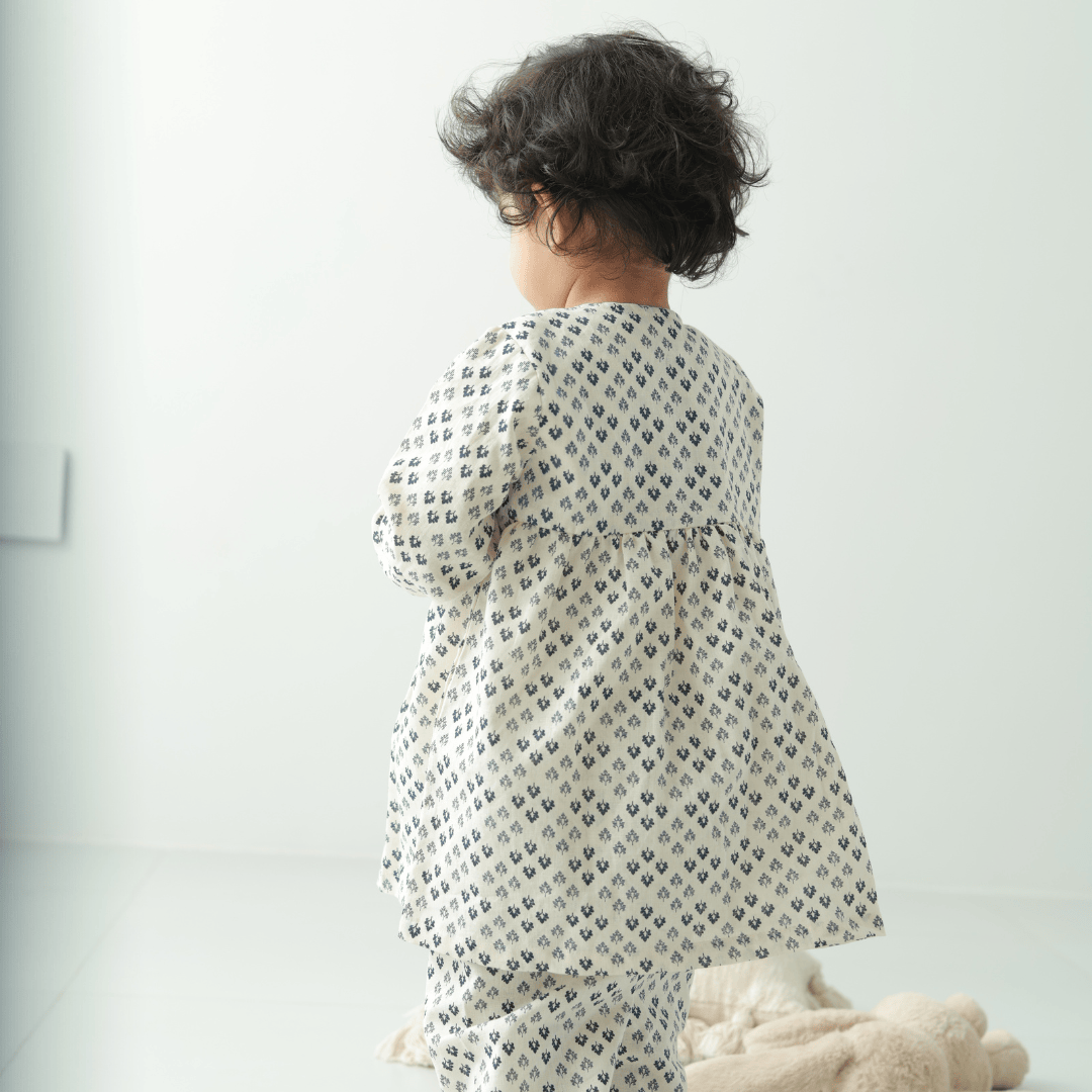 Zoey night suit Sukoon Cotton Girls Night Suit