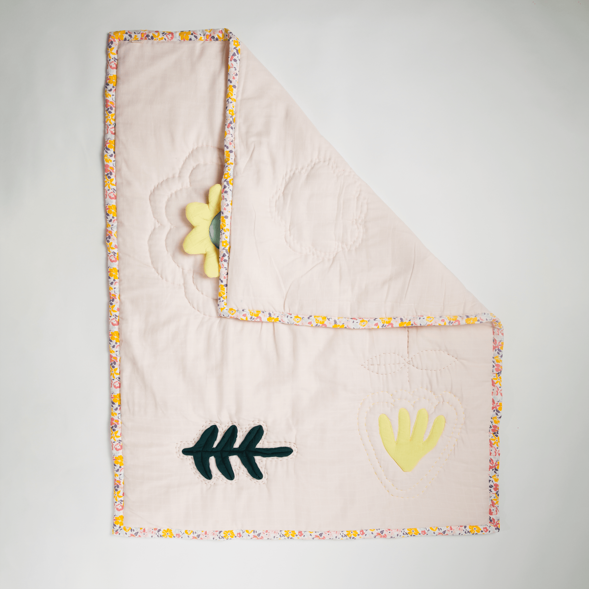 Zoey Quilt Bloom Your Own way Muslin Handmade Baby Quilt