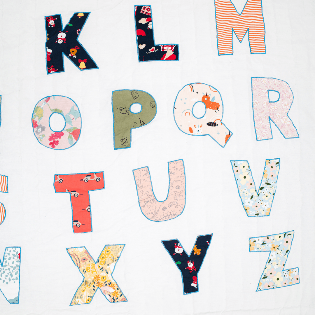 Zoey Quilt London Lane Alphabet Baby Quilt