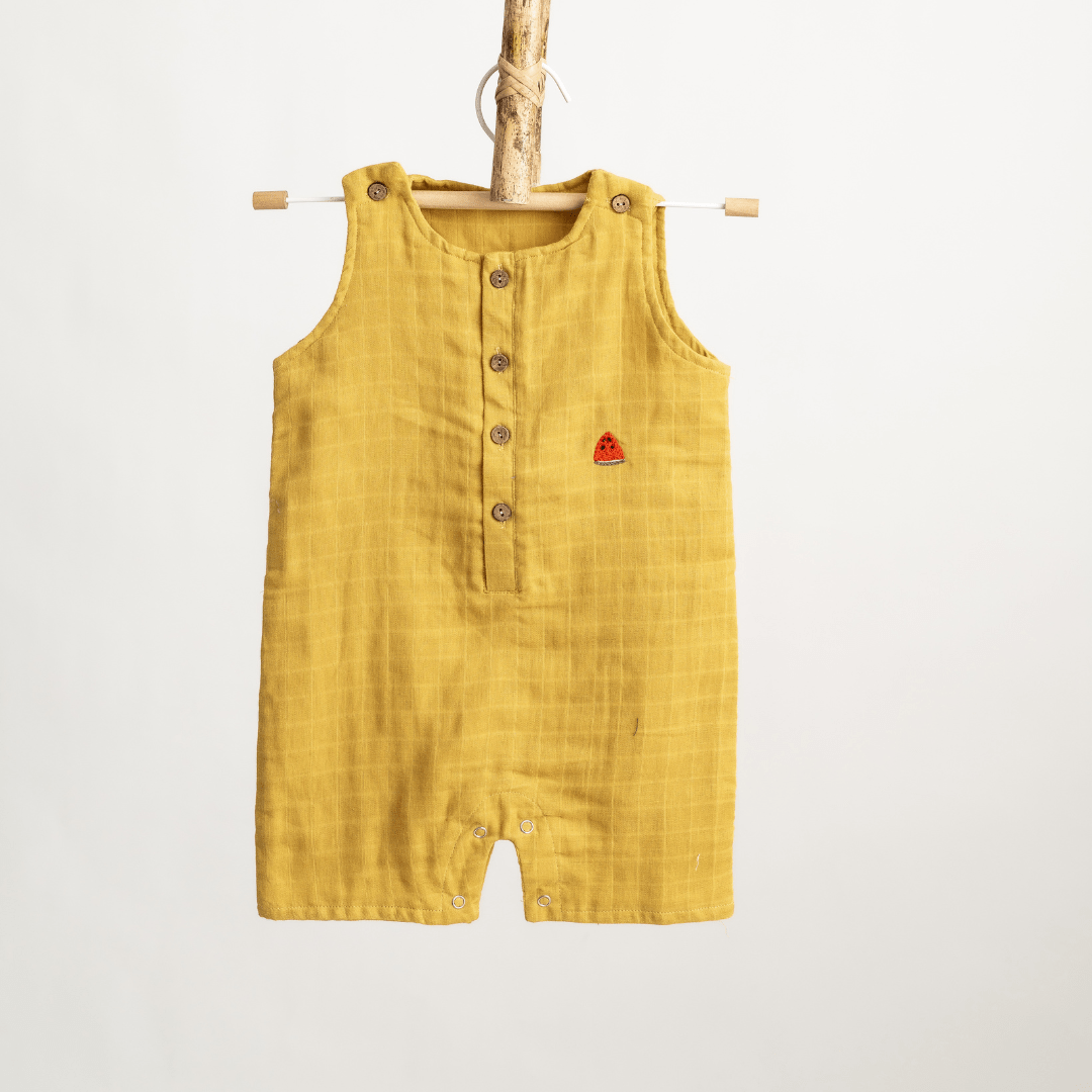 Zoey romper Mama Melon Double Layer Muslin Romper/Jumpsuit/Playsuit/Onesie