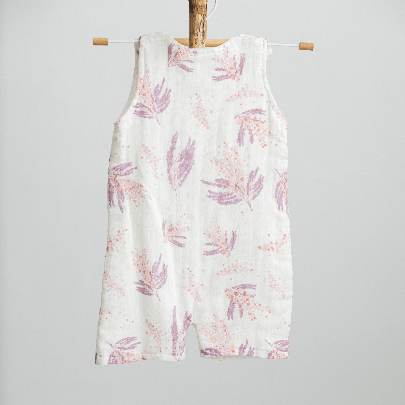 Zoey romper Muhly Grass Double Layer Muslin Romper/Jumpsuit/Onesie